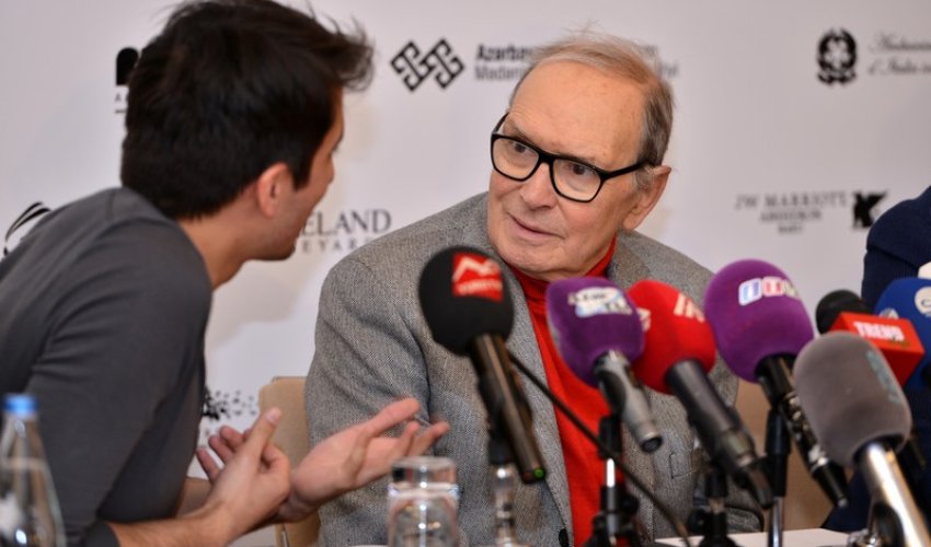 Ennio Morrikoni: Azərbaycan musiqisinin regiona təsiri güclüdür - FOTO