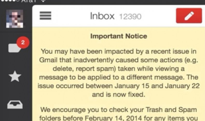 Google предупредил пользователей Gmail