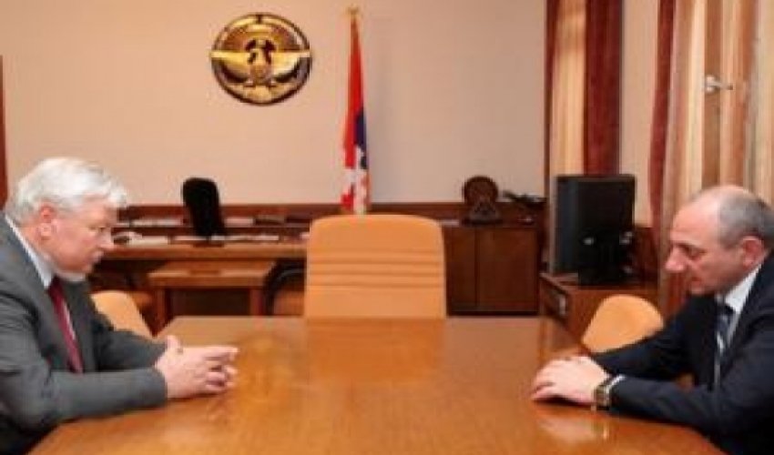 ATƏT sədrinin nümayəndəsi separatçılarının lideri ilə görüşdü ATƏT sədrinin nümayəndəsi separatçılarının lideri ilə görüşdü