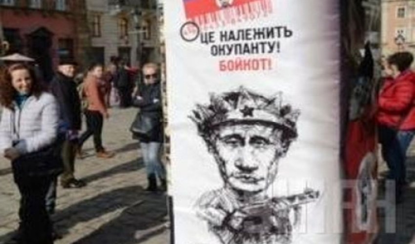 Ukraynada Putini belə ələ saldılar - FOTO