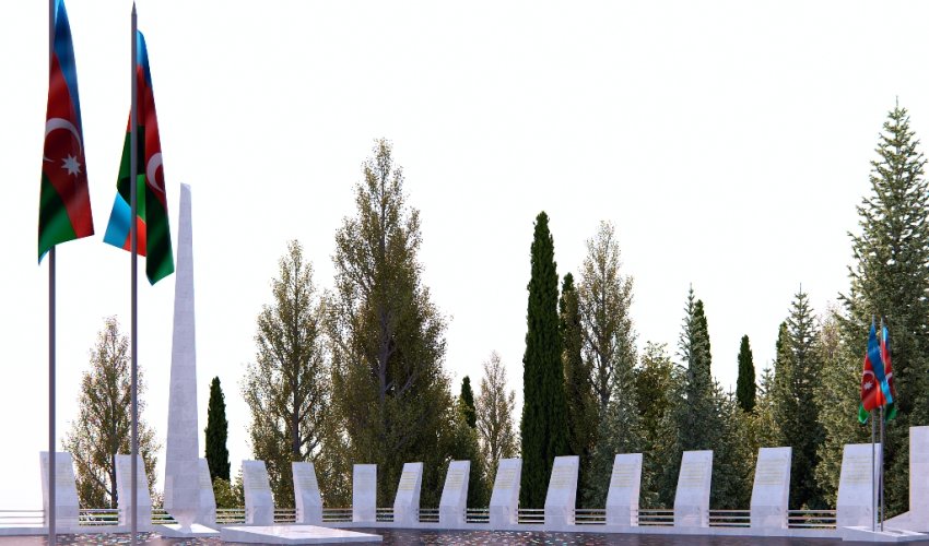 Sumqayıtın Şəhidlər Xiyabanı belə olacaq - FOTOLAR Sumqayıtın Şəhidlər Xiyabanı belə olacaq - FOTOLAR