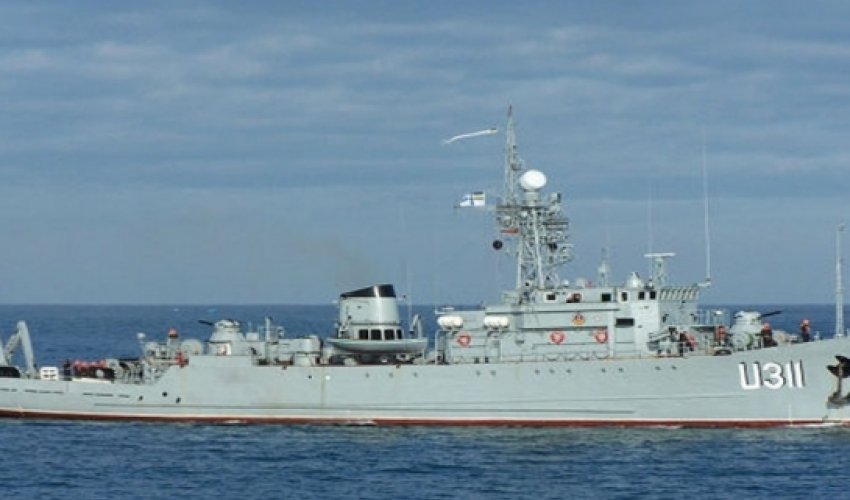Rusiya hərbçiləri Ukraynanın Krımdakı sonuncu gəmisini ələ keçirib Rusiya hərbçiləri Ukraynanın Krımdakı sonuncu gəmisini ələ keçirib