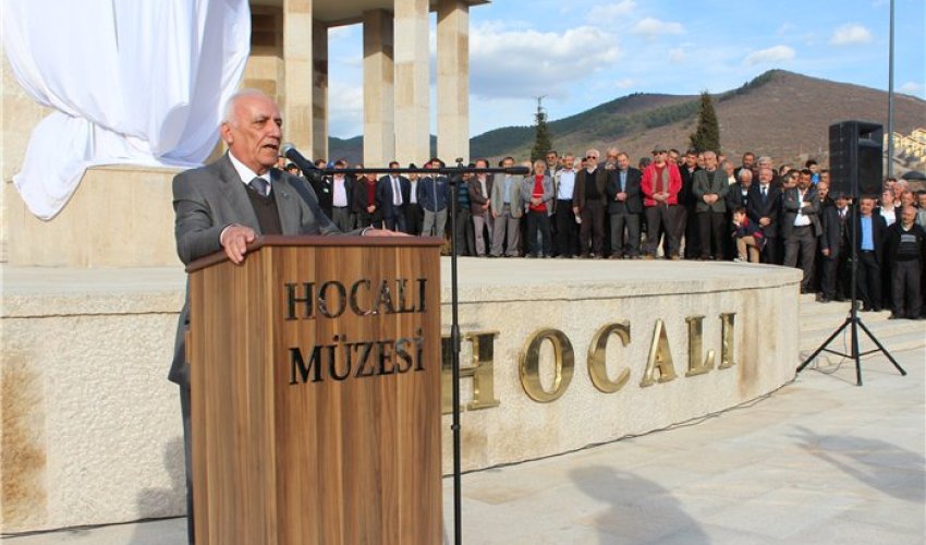 Ankarada “Xocalı Abidəsi” kompleksinin açılışı olub