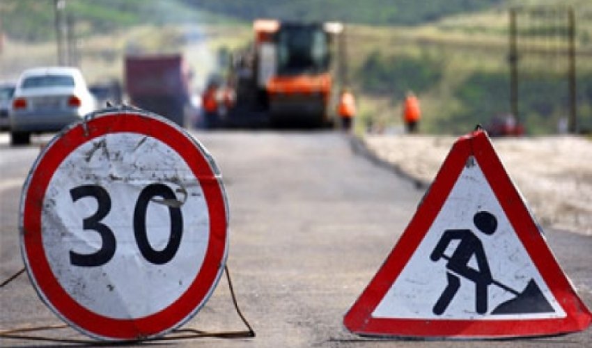 Bakıda yeni avtomobil yolu tikilir Bakıda yeni avtomobil yolu tikilir