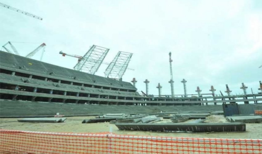 Bakı Olimpiya stadionu gələn il hazır olacaq Bakı Olimpiya stadionu gələn il hazır olacaq