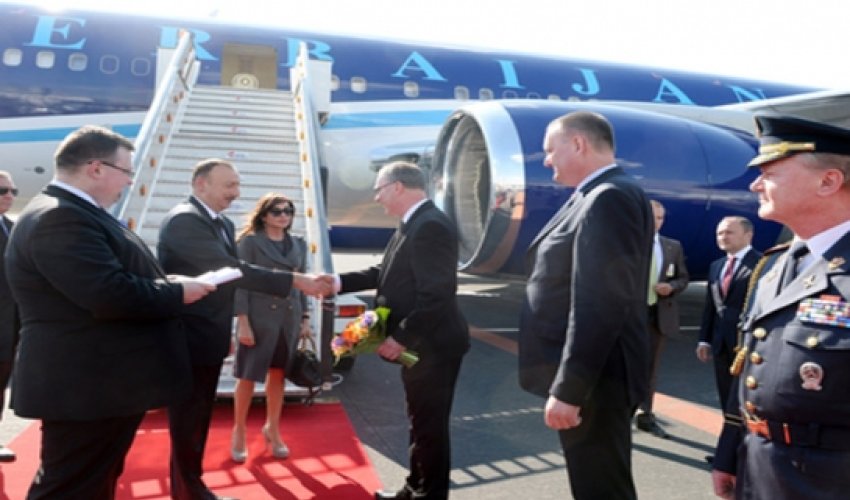 Azərbaycan prezidenti Çex Respublikasına işgüzar səfərə gedib