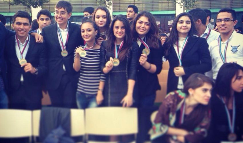 İlham Əliyevin oğlu qrup yoldaşları ilə - FOTOLAR