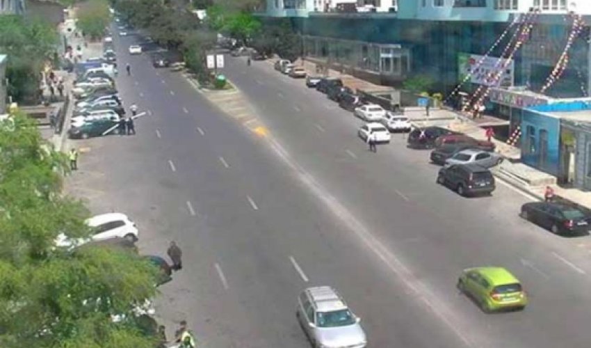 Bakıda daha bir mərkəzi küçəsində nəqliyyatın hərəkəti məhdudlaşdırılır