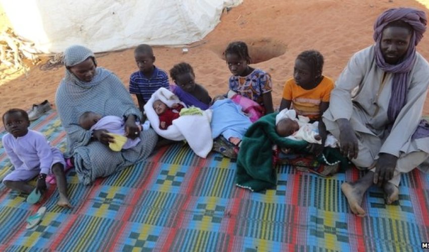 The quadruplets born to refugees fleeing their home - PHOTO The quadruplets born to refugees fleeing their home - PHOTO