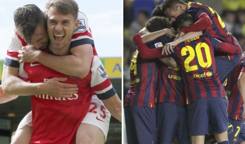 Arsenal and Barca to celebrate on magical day for fans