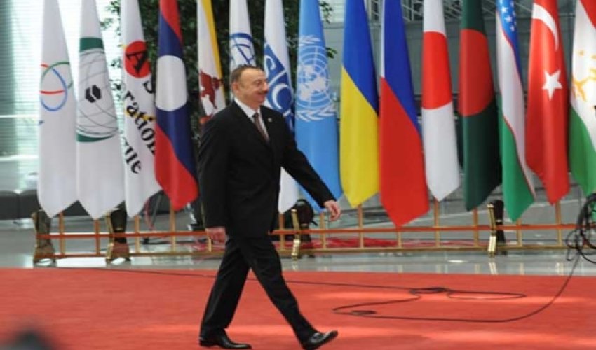 Azərbaycan prezidenti Şanxay Zirvə Toplantısında çıxış edib