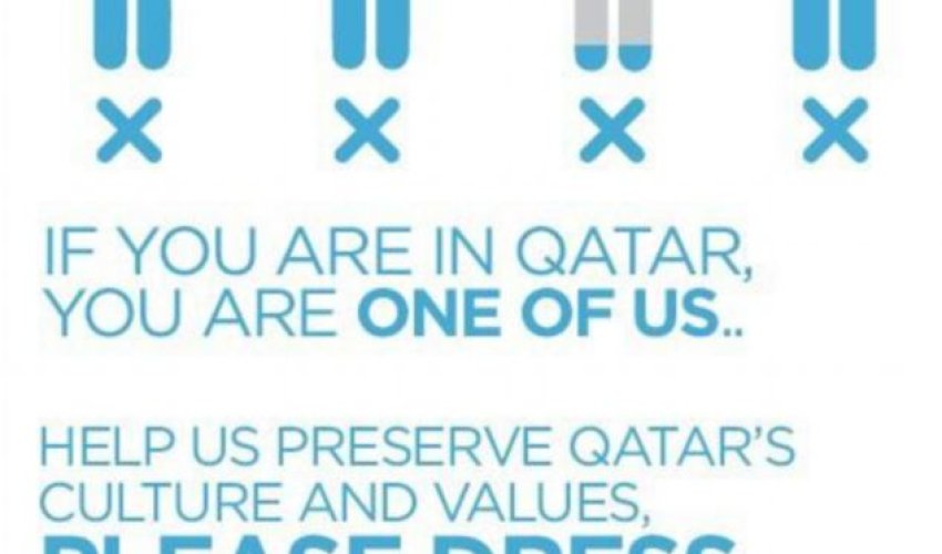 Qatar puts its foot down with dress code - PHOTO Qatar puts its foot down with dress code - PHOTO