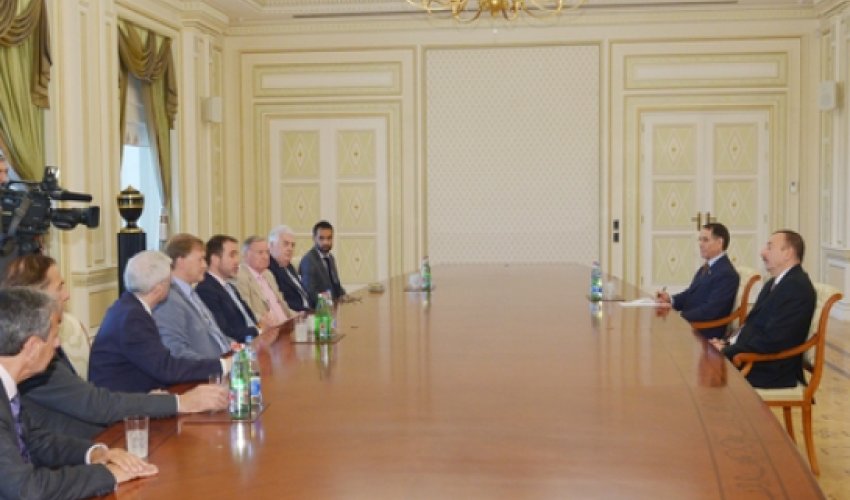 Aliyev receives UK–Azerbaijan parliamentary friendship group Aliyev receives UK–Azerbaijan parliamentary friendship group