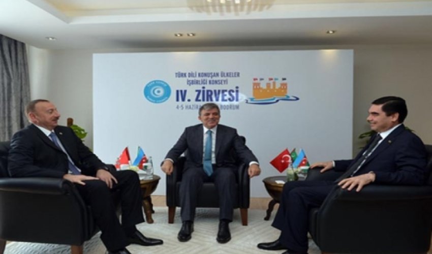 Azərbaycan, Türkiyə və Türkmənistan prezidentlərinin birgə görüşü olub Azərbaycan, Türkiyə və Türkmənistan prezidentlərinin birgə görüşü olub