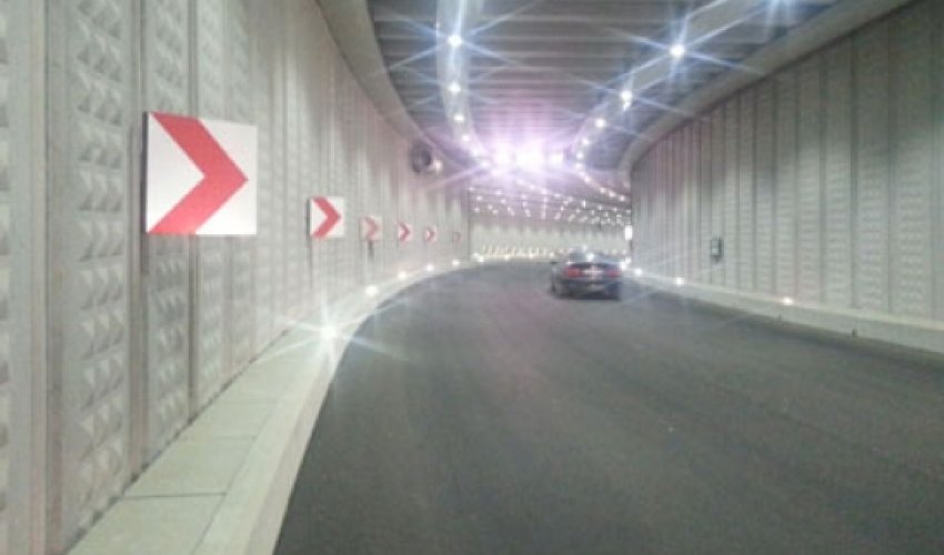 Ziya Bünyadov prospektindəki tunel müvəqqəti açılıb - FOTOLAR