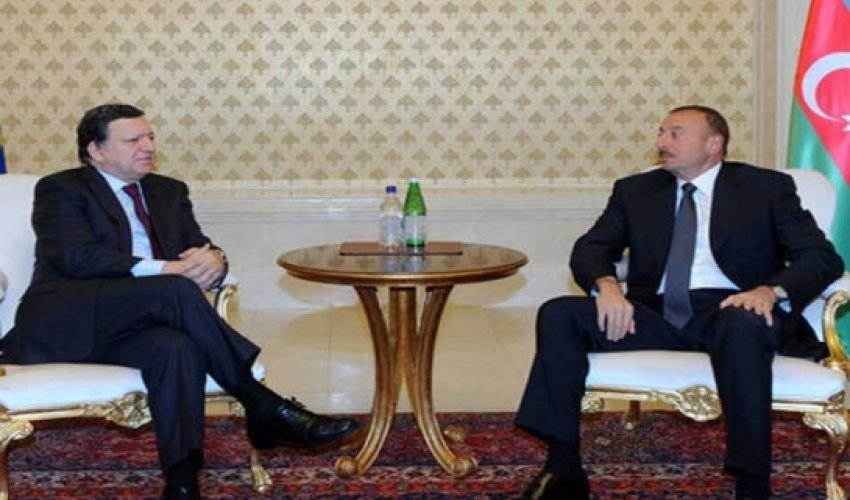 İlham Əliyev və Barrozu bəyanatla çıxış etdilər