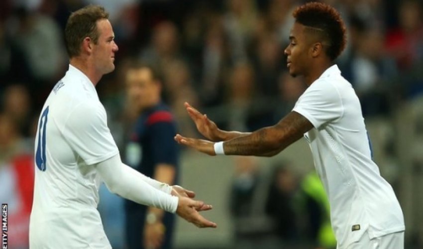 Raheem Sterling happy for Wayne Rooney switch