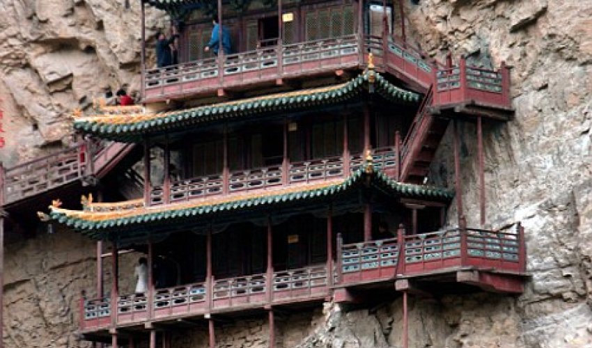 The spectacular Hanging Temple in China - PHOTO The spectacular Hanging Temple in China - PHOTO