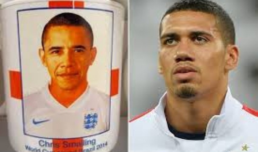 Chris Smalling is mistaken for US President Barack Obama