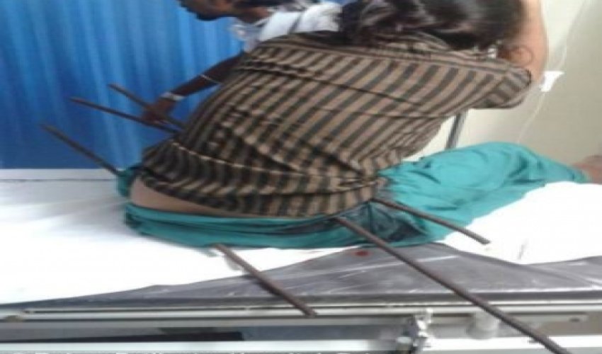 Girl survives after falling from roof of construction site - PHOTO+VIDEO Girl survives after falling from roof of construction site - PHOTO+VIDEO