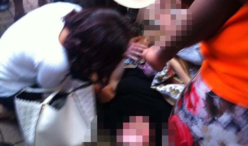 Mother gave birth outside Primark in Birmingham - PHOTO