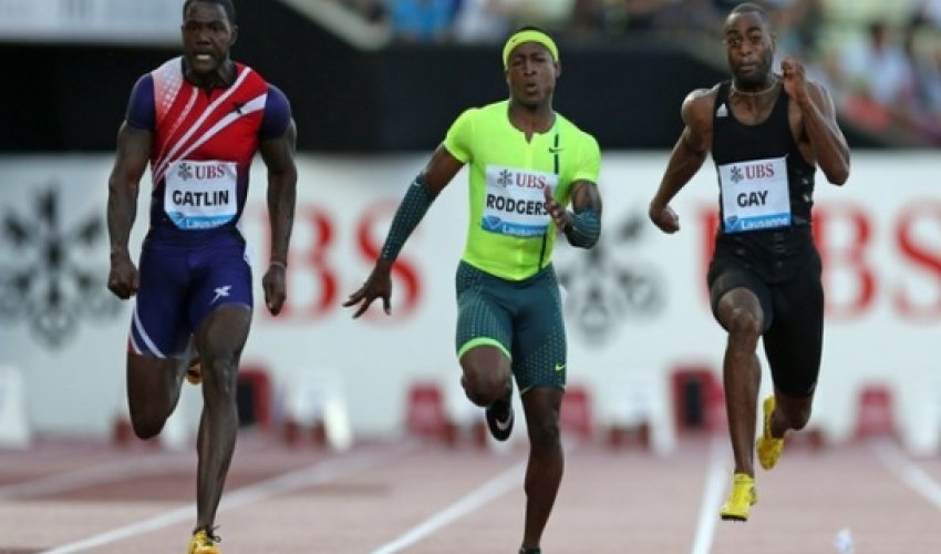 Diamond League: Tyson Gay beaten by Justin Gatlin in 100m