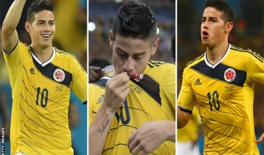 World Cup 2014: James Rodriguez closing gap on Shakira