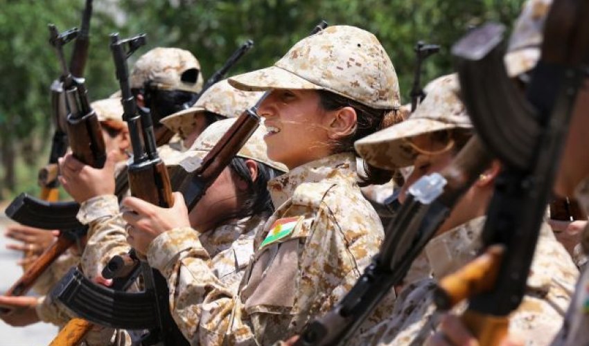 The women being trained to fight ISIS - PHOTO The women being trained to fight ISIS - PHOTO