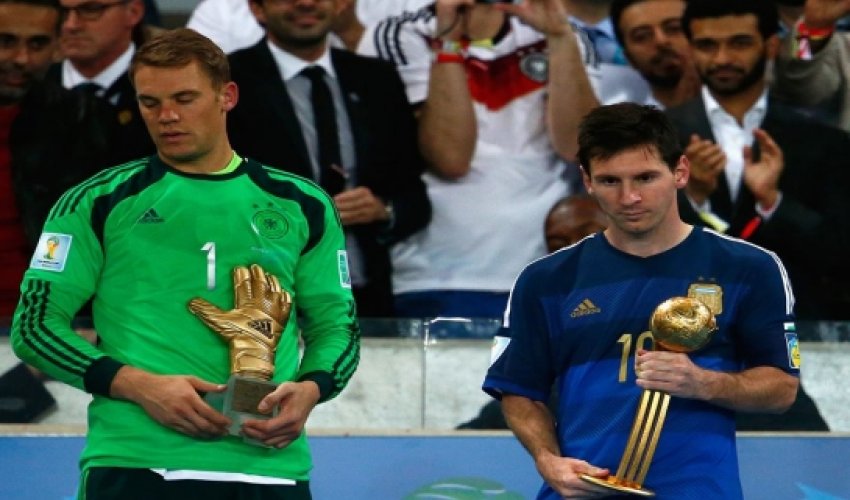 Messi suffers humiliation of walking past World Cup trophy TWICE