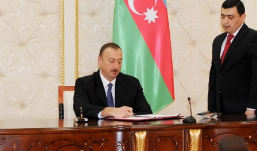 Azərbaycan prezidenti sərəncam imzaladı