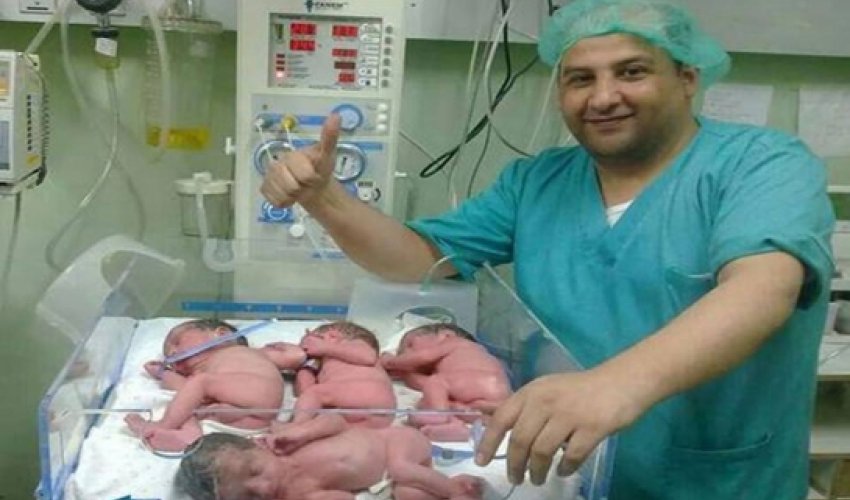 Gaza woman gives birth to quadruplets on eve before three-day ceasefire crumbles