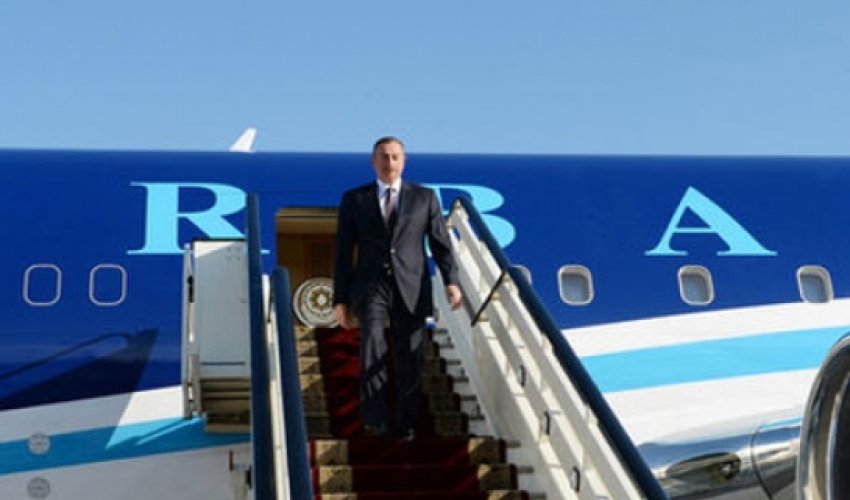 Prezident İlham Əliyev Rusiyaya işgüzar səfərə gedib