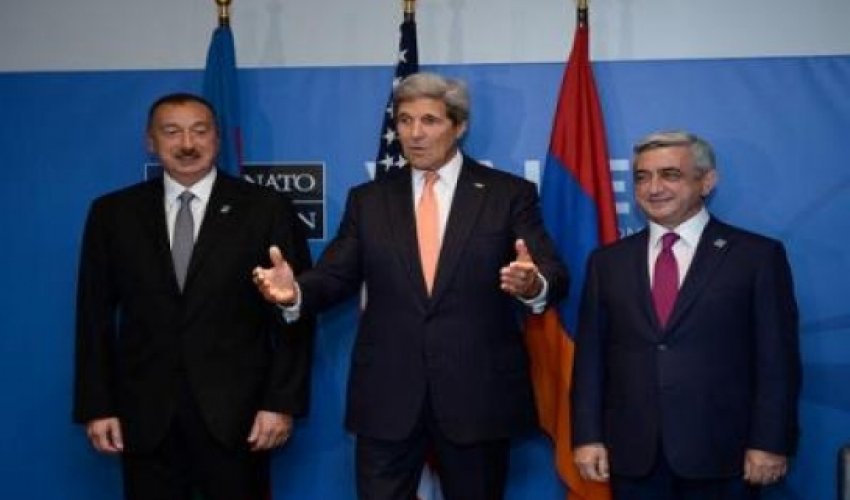 İlham Əliyev Sarkisyanla görüşdü