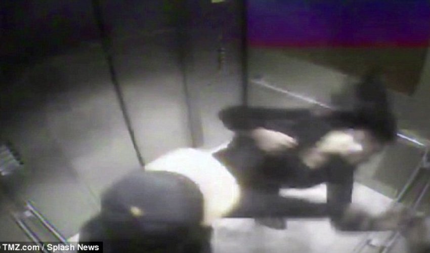 NFL football player knocks out fiancée in elevator - PHOTO+VIDEO