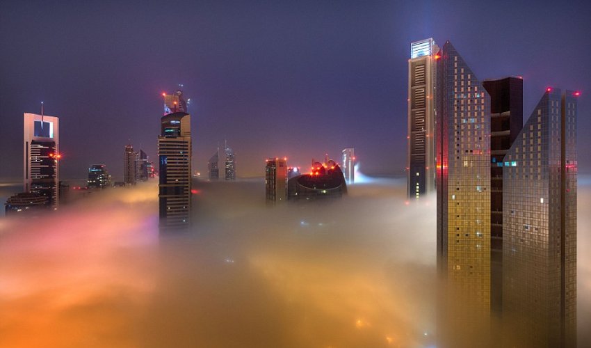 Stunning photographs appear to show Dubai's famous skyscrapers - PHOTO Stunning photographs appear to show Dubai's famous skyscrapers - PHOTO