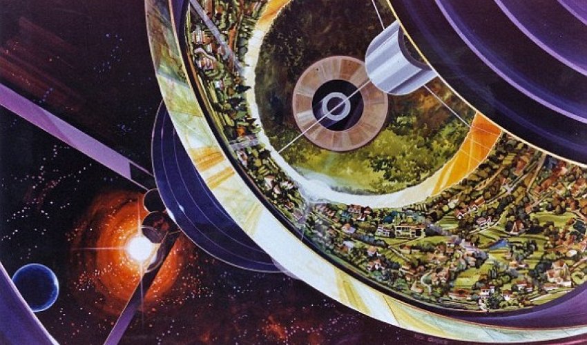 Humans could live in 'space cities' that orbit Earth - and beyond - by 2100 - PHOTO