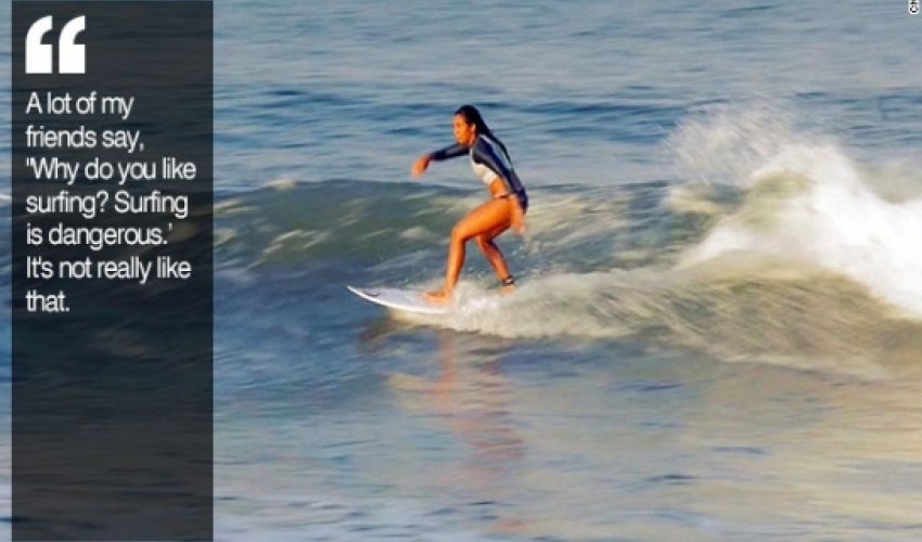 Diah Rahayu: Bali's pioneer female surfer - PHOTO