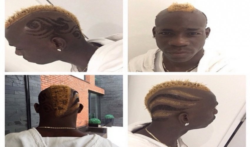 Balotelli's crazy new derby special haircut, United t-shirt wind-up
