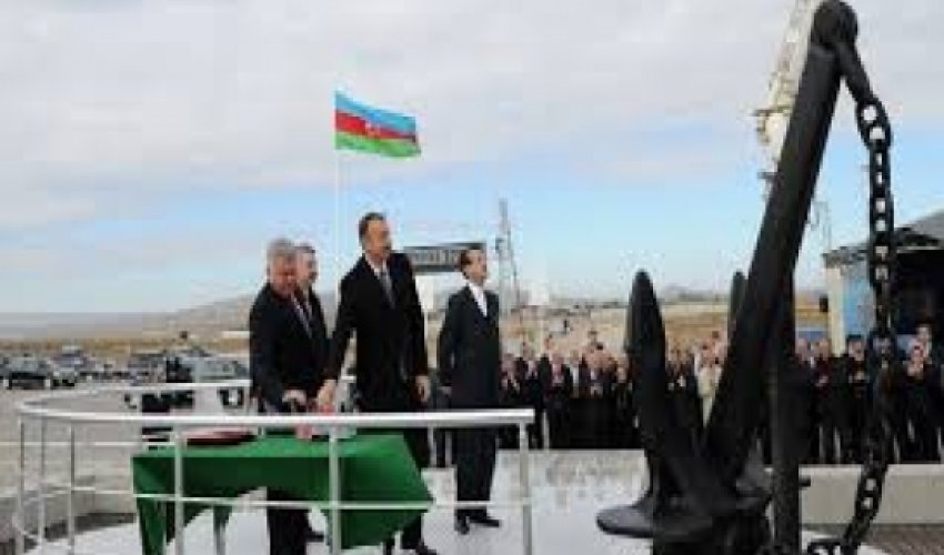 Azerbaijan opens ferry terminal at new Baku Sea Trade Port