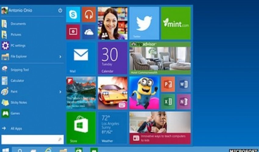 Microsoft unveils Windows 10 system with Start Menu