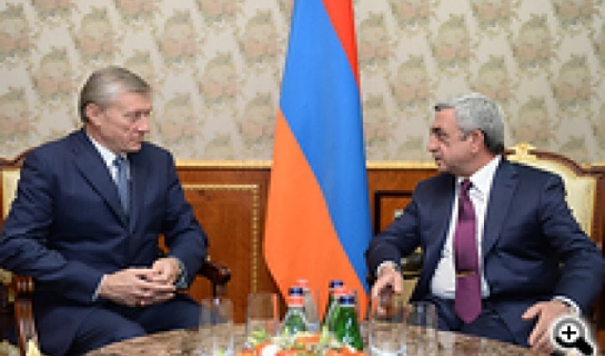 Sargsyan slams CSTO as Bordyuzha visits Armenia-Azeri frontline Sargsyan slams CSTO as Bordyuzha visits Armenia-Azeri frontline