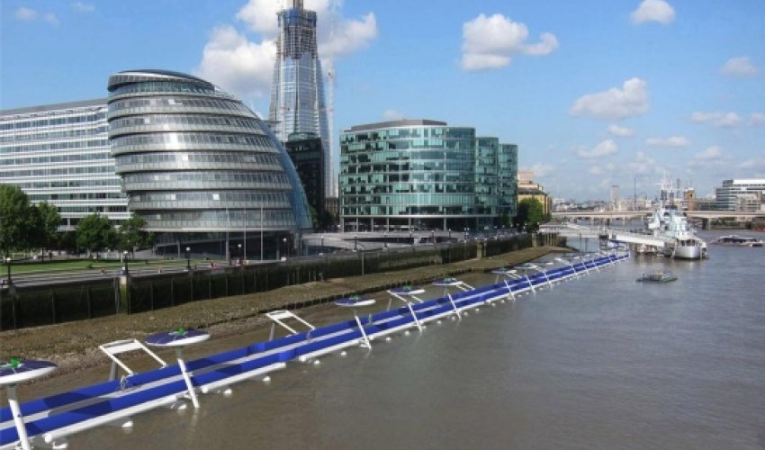 London mulls plans for a £600m floating bike path London mulls plans for a £600m floating bike path