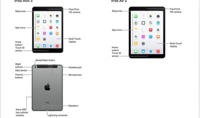 Apple reveals iPad Air 2 and iPad mini 3