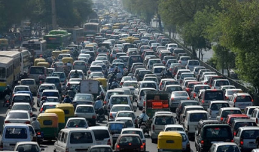 Bakının əsas küçə və prospektlərində tıxac Bakının əsas küçə və prospektlərində tıxac