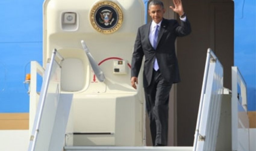 Obamanın təyyarəsində problem