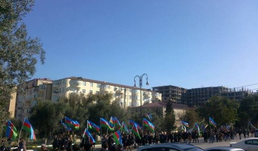 Xırdalanda yürüş keçirilir