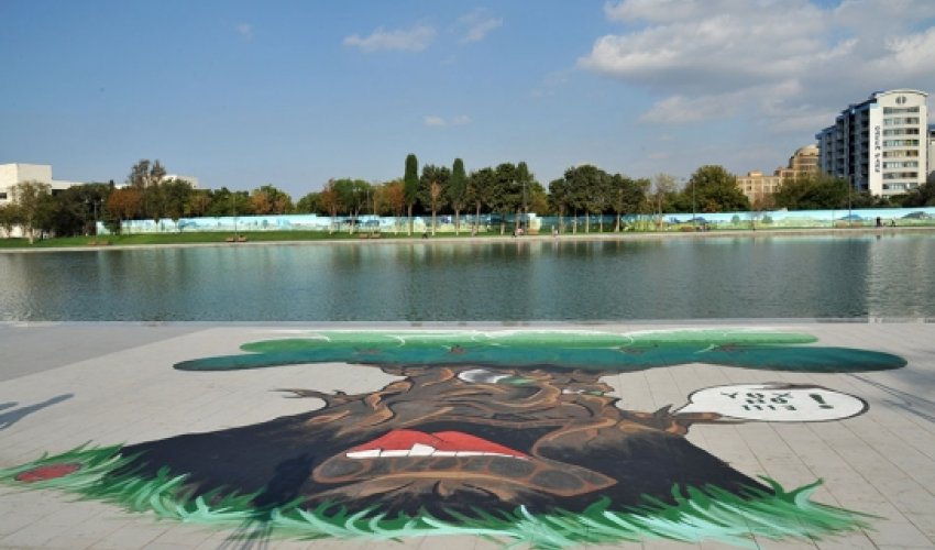 3D eco graffiti to protect endangered animals