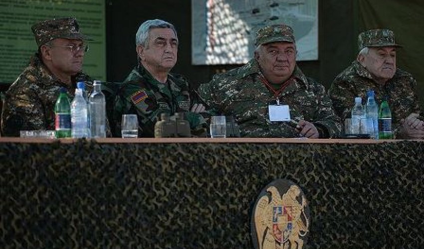 Serj Sarkisyan Bako Saakyanla görüşdü - FOTOLAR