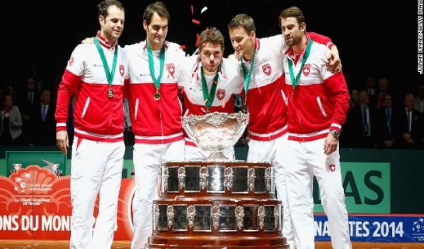 Roger Federer, Switzerland win first Davis Cup tennis title