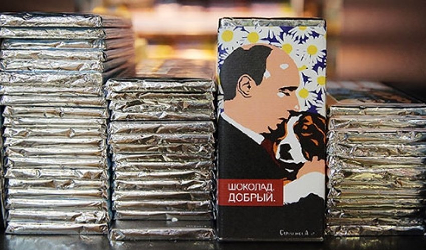 "Putin" şokoladları satışa çıxarıldı - FOTOLAR